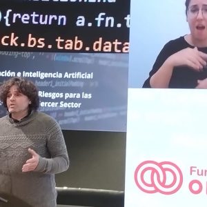 Participamos en la Jornada de Innovación en Ciberseguridad organizada por POAS: Reflexiones sobre Inteligencia Artificial en el Tercer Sector