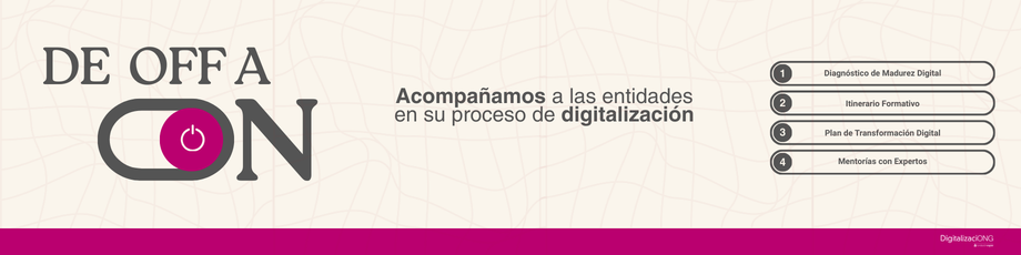 DigitalizaciONG 2026: únete la edición 2026 y pasa del OFF al ON